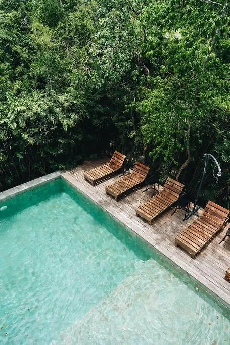 Villa Luxury Villa, Beach Club - Jungle View - Sahara Bleu Tulum Mexico